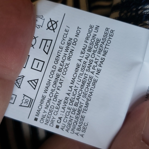 NWT Black & White Striped Maxi Knit Skirt - Picture 7 of 9